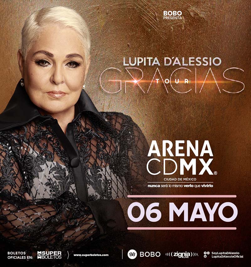 Lupita D'Alessio en CDMX 2023 ️ CDMX EVENTOS
